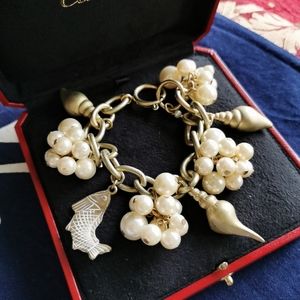 Liz Clainorne Marine pearl bracelet